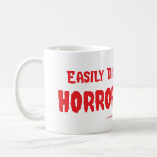 Easily Distracted By Horror Movies Slasher Film Coffee Mug