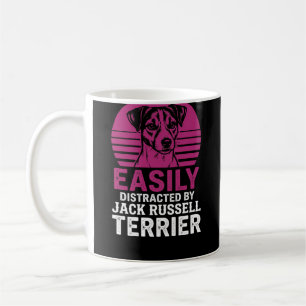 Easily Distracted By Jack Russell Terrier Coffee Mug