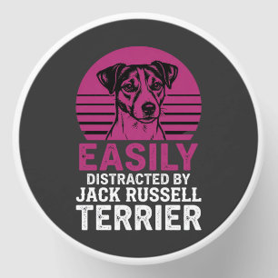 Easily Distracted By Jack Russell Terrier Mini Candle Favors