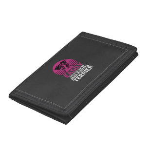 Easily Distracted By Jack Russell Terrier Trifold Wallet
