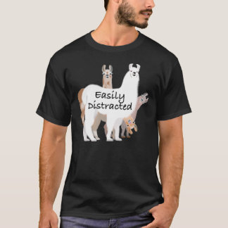 Easily distracted by llamas Classic T-Shirt