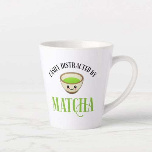 Easily Distracted By Matcha Latte Mug