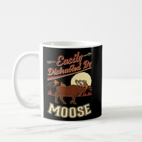 Easily distracted by Moose Scandinavia Moose Antle Coffee Mug