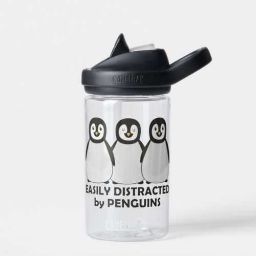 Easily Distracted by Penguins CamelBak Eddy Water Bottle