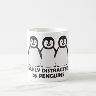 Easily Distracted by Penguins Coffee Mug