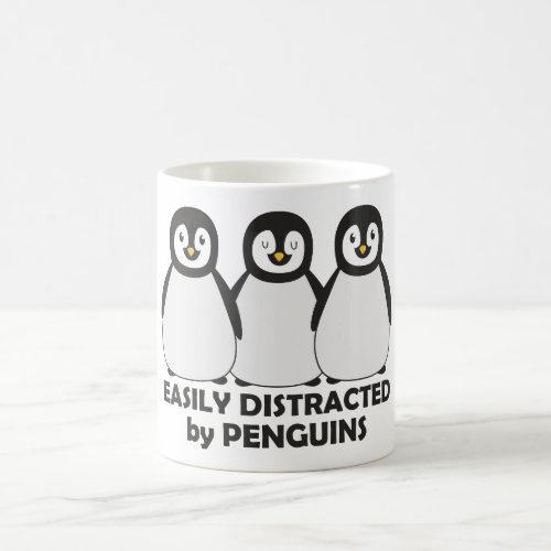 Easily Distracted by Penguins Coffee Mug