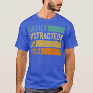 Easily Distracted By Pigs Premium1289 T-Shirt