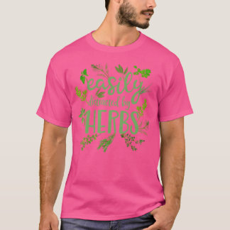 Easily Distracted By Plants Herbs Gardening Gift T-Shirt