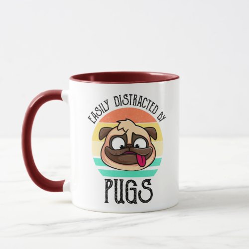 Easily Distracted By Pugs Mug