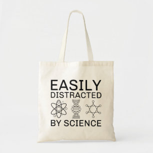 Easily Distracted By Science Tote Bag