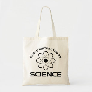 Easily Distracted By Science Tote Bag