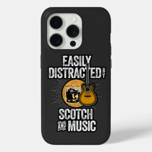 Easily Distracted by Scotch and Music Case-Mate iP iPhone 15 Pro Case