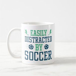 Easily Distracted By Soccer Coffee Mug
