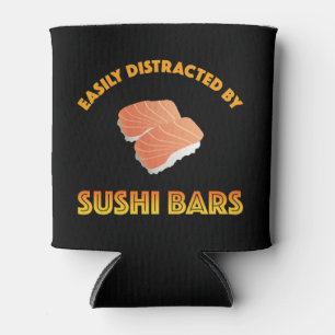 Easily Distracted By Sushi Bars Can Cooler