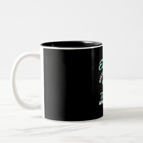 Easily Distracted By Turtles And Dogs _ Turtle Dog Two_Tone Coffee Mug