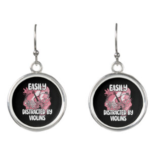 Easily Distracted By Violins Earrings