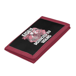 Easily Distracted By Violins Tri-fold Wallet