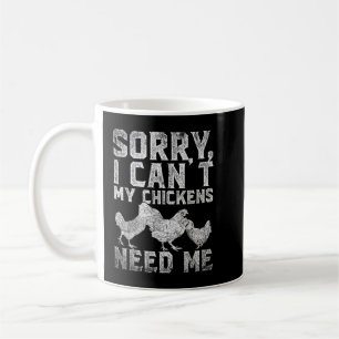 Easily Distracted Rubber Chicken Funny Rubber Chic Coffee Mug