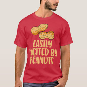 Easily Ecited By Peanuts Tasty Funny Gender Reveal T-Shirt