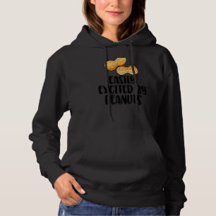 Easily Excited By Peanuts Tasty  Gender Reveal Lov Hoodie