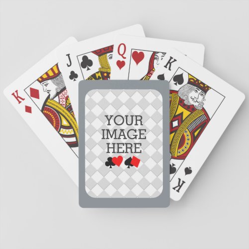 Easily Make Your Own Black and White in One Step Poker Cards