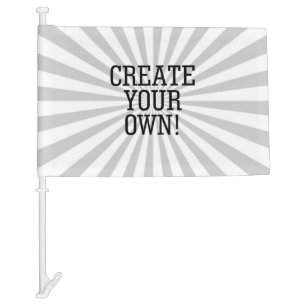 Easily Make Your Own in one step Have Fun Car Flag