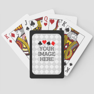 Easily Make Your Own in One Step with Black Frame Poker Cards