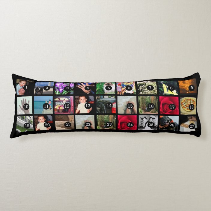 Easily Make Your Own Photo Display With 27 Images Body Pillow