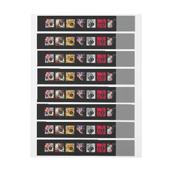 Easily Make Your Own Photo Display With 7 Photos Wrap Around Label by AmericanStyle at Zazzle