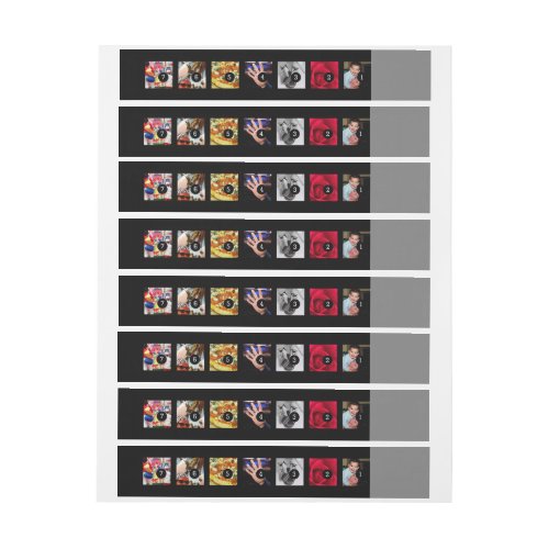 Easily Make Your Own Photo Display with 7 photos Wrap Around Label