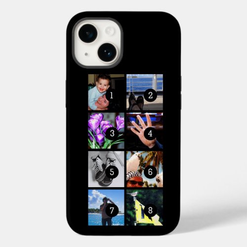 Easily Make Your Own Photo Display with 8 photos Case_Mate iPhone 14 Case