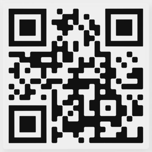 Easily Upload Your Own QR Code  Transparent Sticker