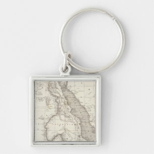 East Africa Map Keychain