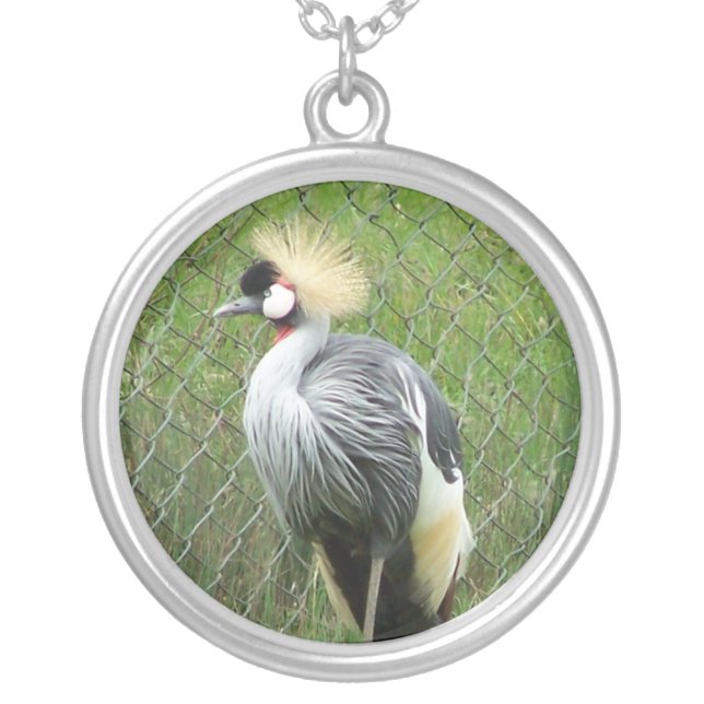 East African Crown Crane Necklace (Front)