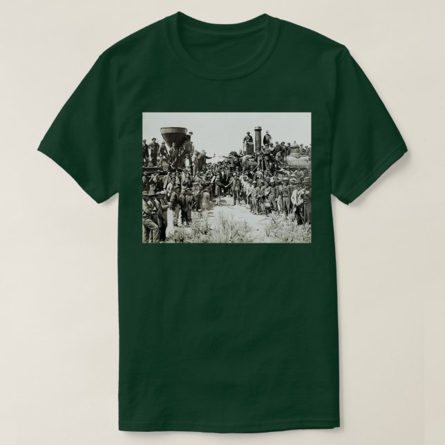 East and West Shaking Hands at the Laying of Last  T-Shirt (Design Front)