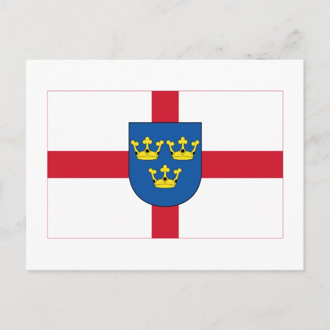 East Anglia Flag Postcard (Front)