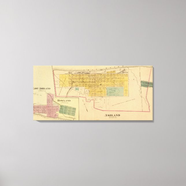 East Ashland, Kentucky Canvas Print (Front)