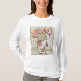 East AsiaPanoramic MapEast Asia T-Shirt