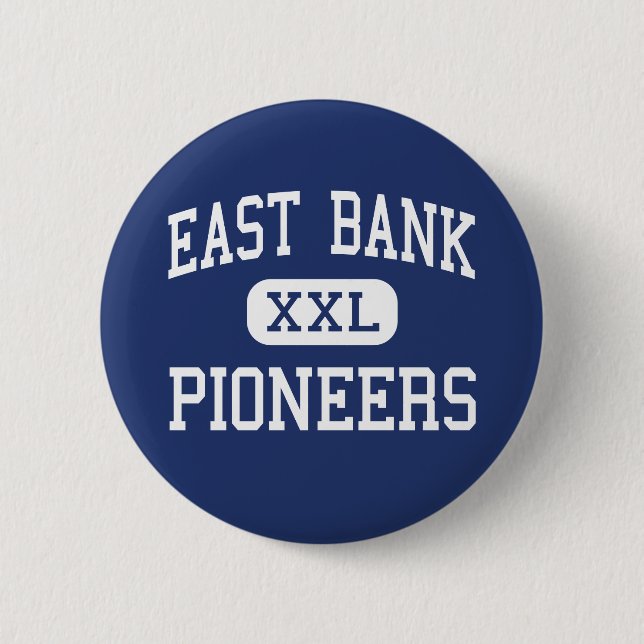 East Bank Pioneers Middle East Bank Button (Front)
