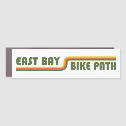 East Bay Bike Path Car Magnet