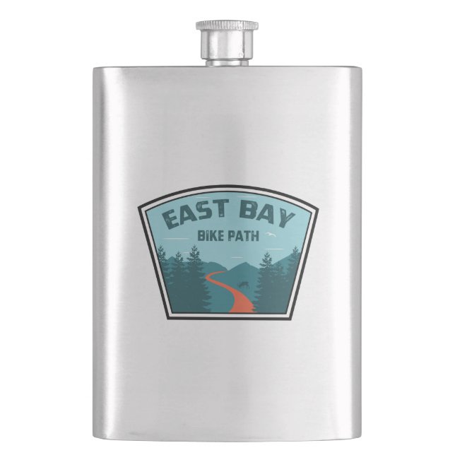 East Bay Bike Path Flask (Front)