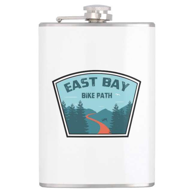 East Bay Bike Path Flask (Front)