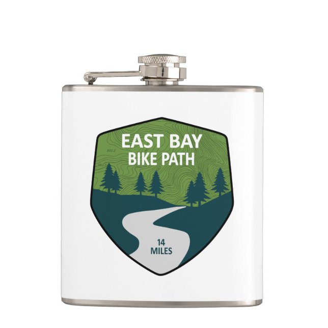 East Bay Bike Path Flask (Front)