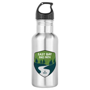 East Bay Bike Path Stainless Steel Water Bottle
