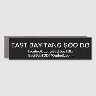 East Bay Tang Soo Do Bumper Sticker Car Magnet