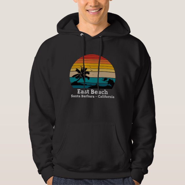 East Beach Santa Barbara - California Hoodie (Front)