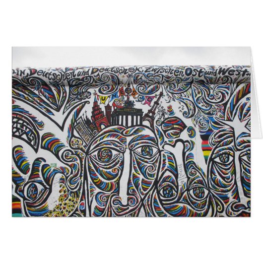 East Berlin Wall Graffiti Cards (Front Horizontal)