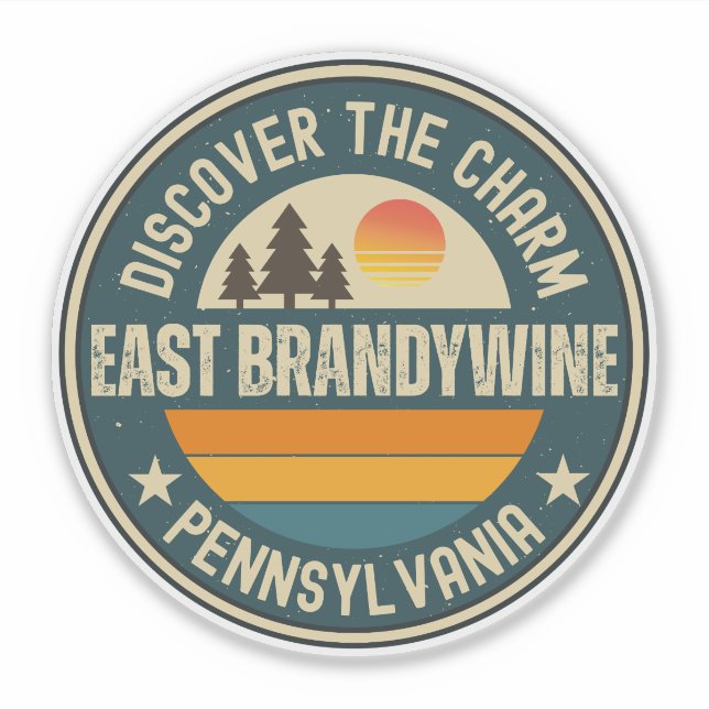 East Brandywine, Pennsylvania Sticker (Front)