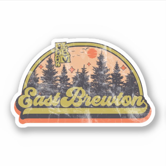 East Brewton, Alabama Sticker (Front)