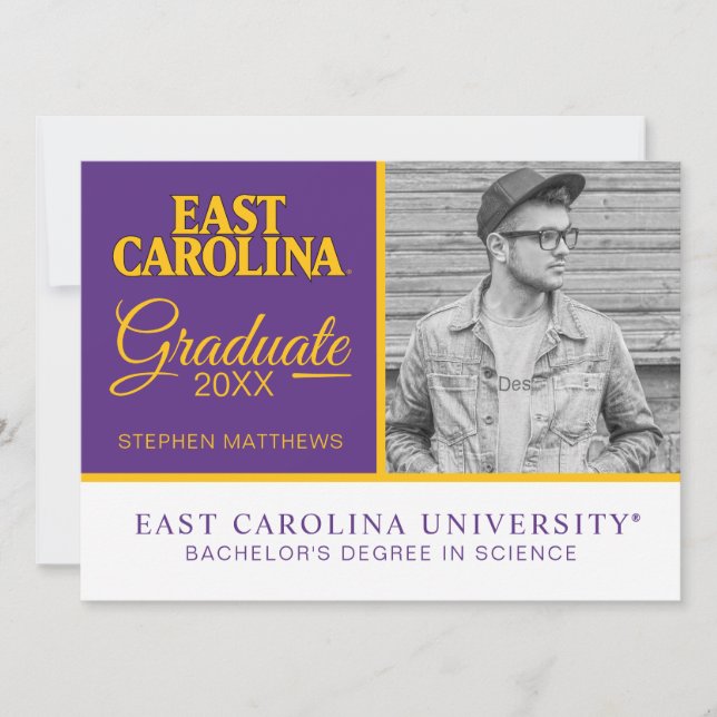 East Carolina University | East Carolina Invitation (Front)